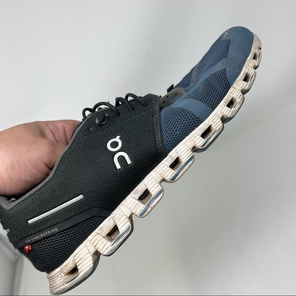 On Cloud Running 50/50 Black Men's Sz 9 heel lining wear - Picture 4 of 13